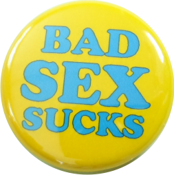 Bad sex sucks button